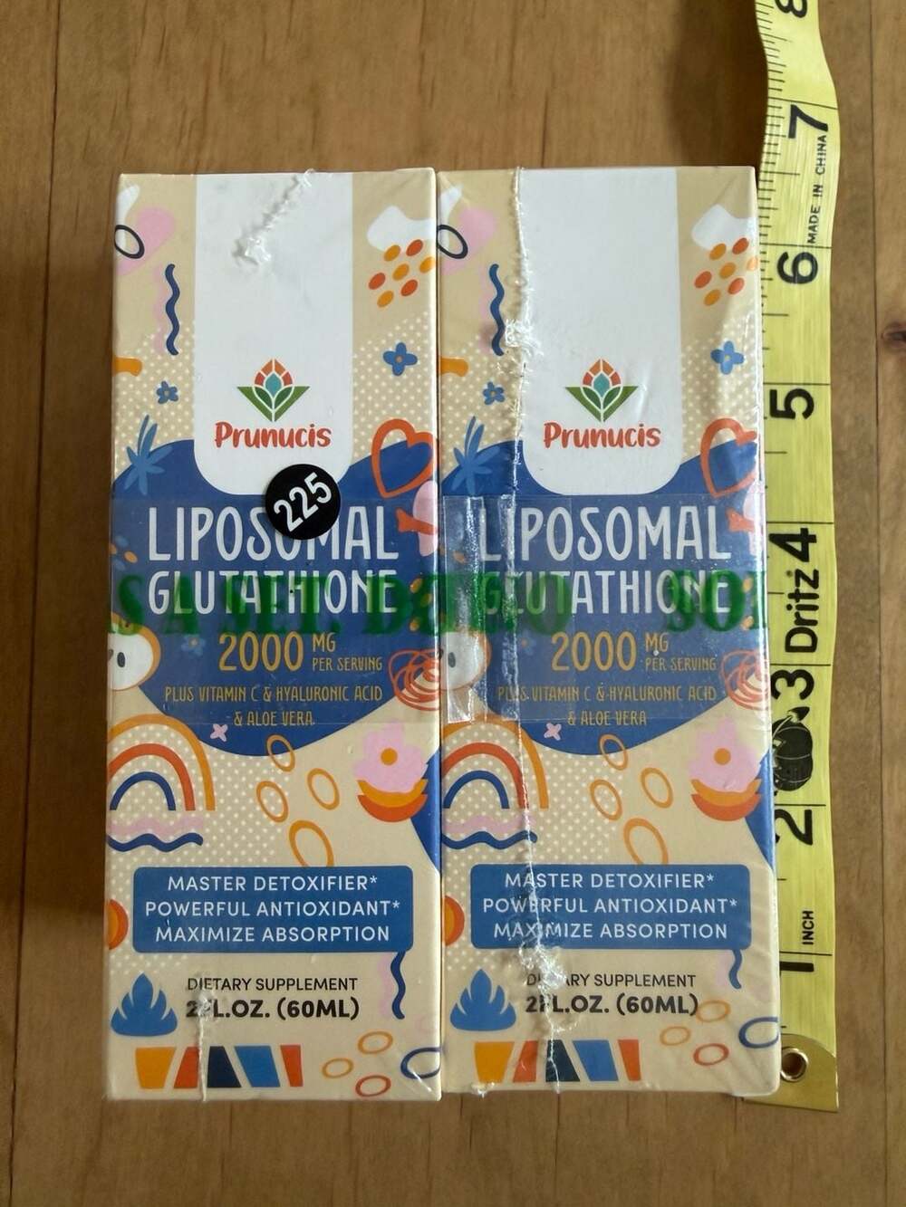 Prunucis Liposomal Glutathione Liquid 2Fl Oz Set of 2